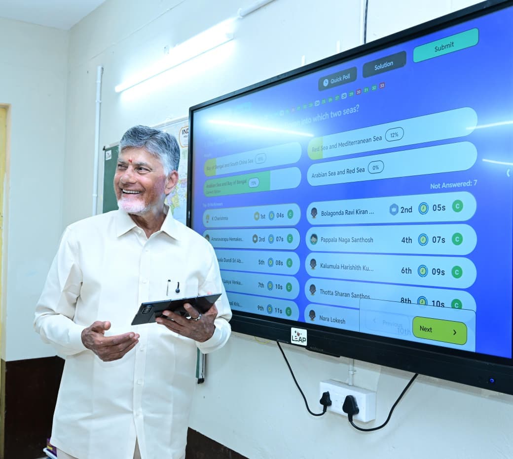 CM Turns Teacher at Parents-Teachers Meeting