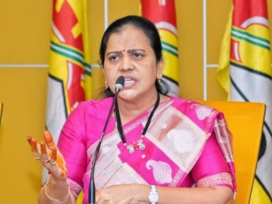 TDP leader Achanta Sunitha 