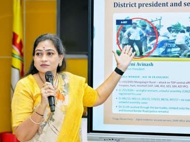 Andhra Pradesh Home Minister Vangalapudi Anitha