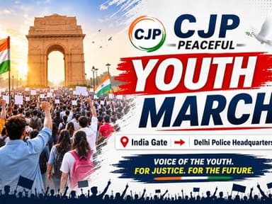 CJP announces peaceful youth march in Delhi on September 5
