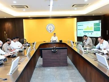 AP CM Chandrababu Naidu reviews preparations for Godavari Pushkarams 2027