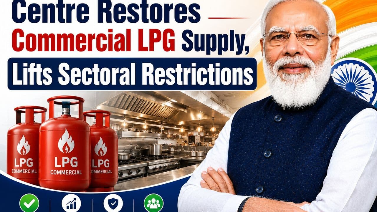 Centre Restores Commercial LPG Supply, Eases Bulk LPG Restrictions