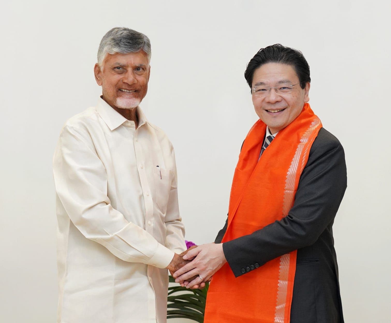 Chandrababu Naidu Meets Singapore PM Lawrence Wong, Pushes Technology and Trade Partnerships