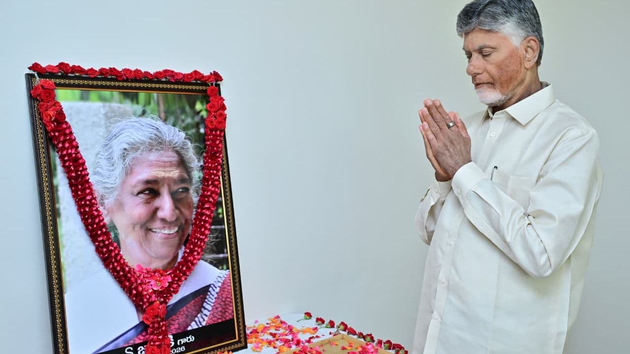 Chandrababu Naidu paid rich tributes to legendary playback singer S. Janaki