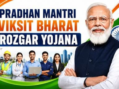 Prime Minister Narendra Modi will disburse incentives worth ₹2,400 crore under PM-VBRY to promote employment generation and formal job creation.
