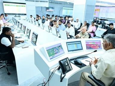 Chief Minister N. Chandrababu Naidu reviews preparations for Prime Minister Narendra Modi's visit to inaugurate the Alluri Sitarama Raju International Airport on August 1.