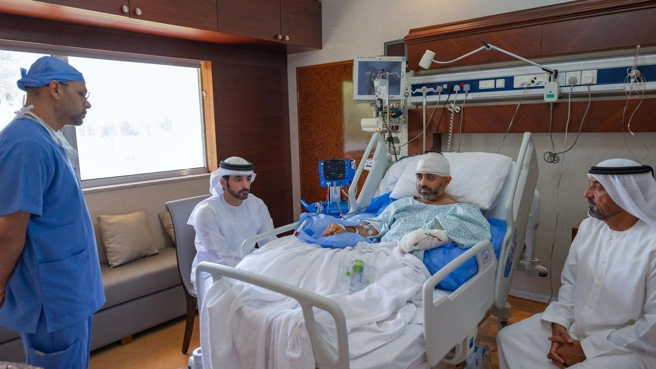 Dubai Crown Prince Visits Indian Pilot Smit Machchhar After Flydubai Attack