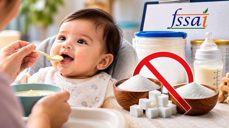 FSSAI Proposes Ban on Sucrose, Fructose in Infant Foods for Babies Under 6 Months