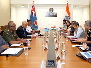 India and Fiji officials during the second Bilateral Joint Working Group meeting
