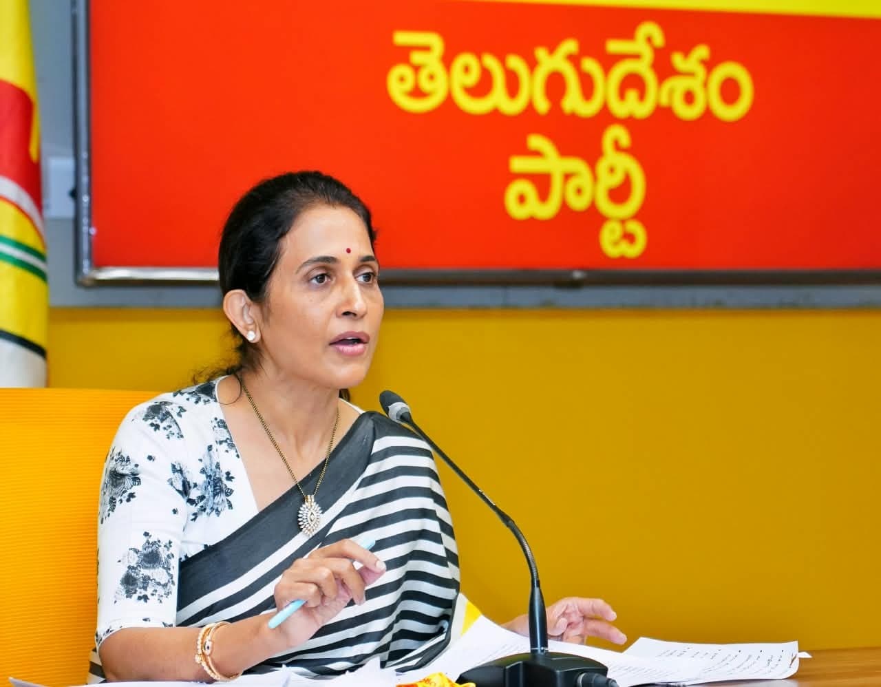 YSRCP using Mega DSC controversy to divert attention from Group-1 scam, says Madhavi Reddy