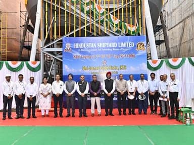 Keel-laying ceremony for the second 60-ton Bollard Pull Tug at HSL