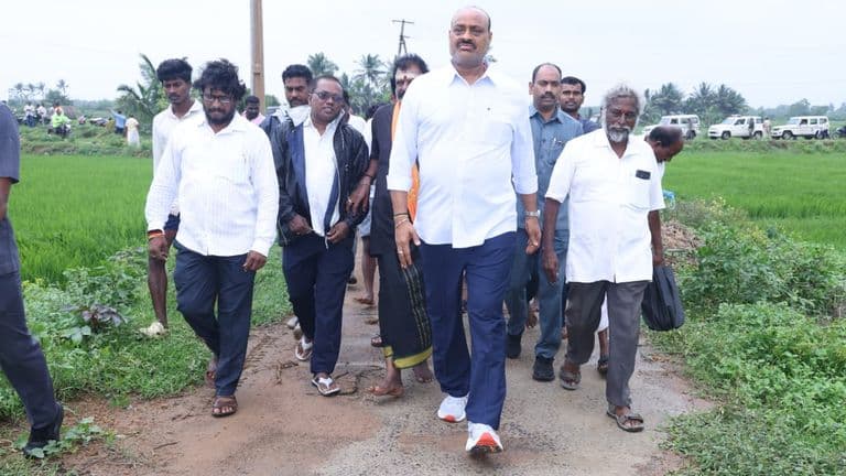 Minister K. Atchannaidu has directed officials to immediately assess crop losses