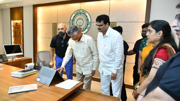 N. Chandrababu Naidu launched the Pramaan Operating System