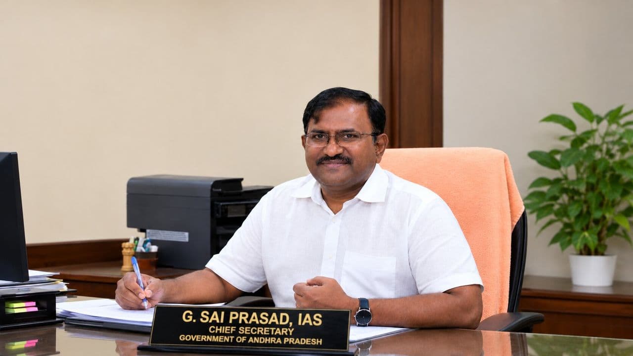 Andhra Pradesh Chief Secretary Sai Prasad