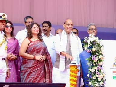Rajnath Singh Launches ‘Surya’: India’s First Indigenous Fleet Support Ship in Visakhapatnam