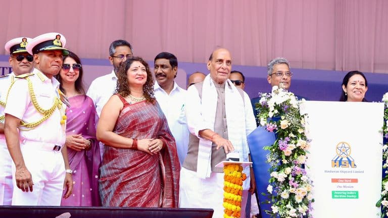 Rajnath Singh Launches ‘Surya’: India’s First Indigenous Fleet Support Ship in Visakhapatnam