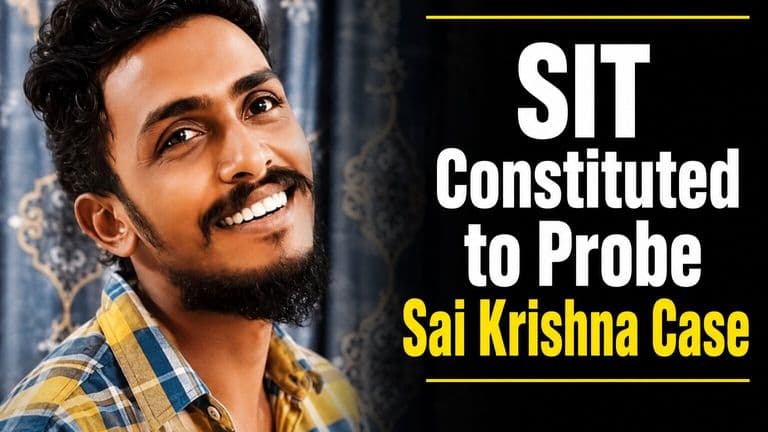 SIT Constituted to Probe Sai Krishna Case in Vijayawada