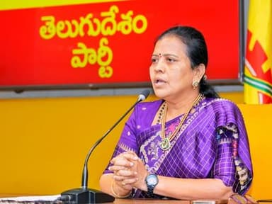 TDP State Spokesperson Achanta Sunitha