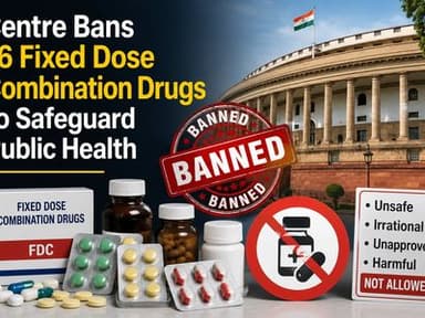 The Union Health Ministry has banned 16 Fixed Dose Combination