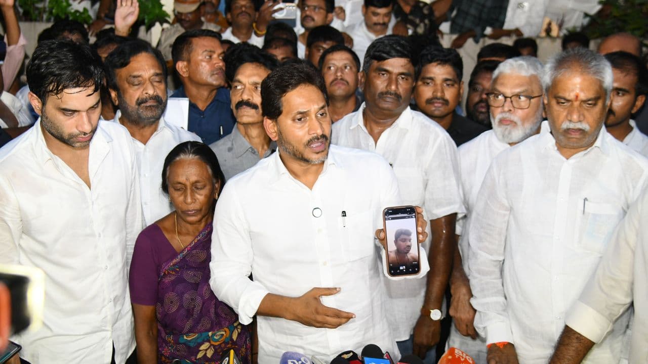 YS Jagan Seeks CBI Inquiry into Sai Krishna Custodial Death Case