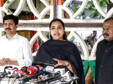 YSR Congress Party Rajya Sabha MP Golla Babu Rao and Lok Sabha MPs Dr. Maddila Gurumoorthy and Dr. Tanuja Rani